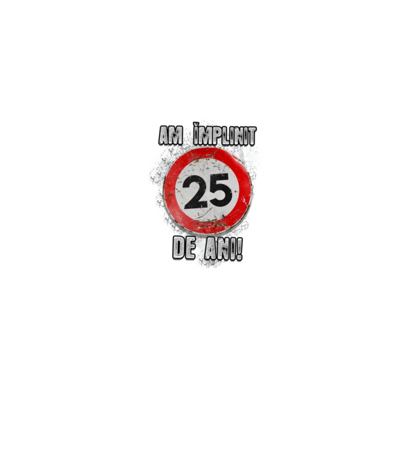 Am împlinit 27 de ani! model negru pe tricou