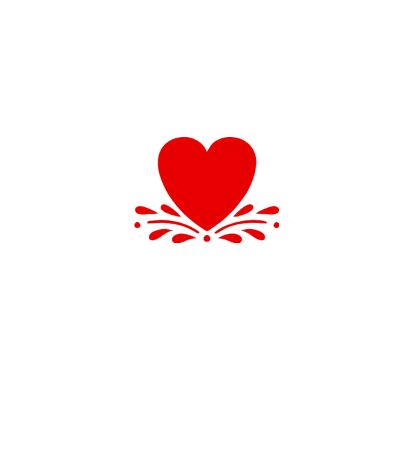 inimă Valentine model alb pe tricou