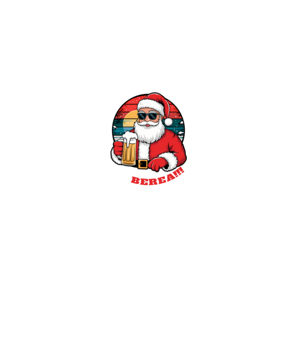 Ho ho ține mi berea! Negru model negru pe tricou