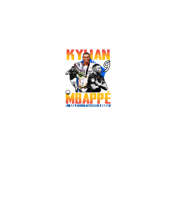 Mbappé tribute model negru pe tricou