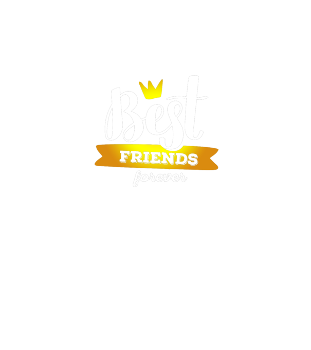 Best friends forever model albastru închis pe tricou