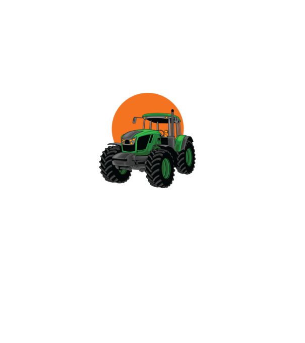 TRACTOR model roz deschis pe tricou