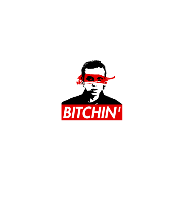 bitchin eleven model gri pe tricou