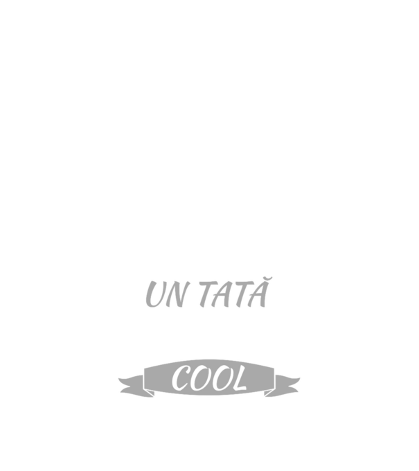 Așa arată un tată cu adevărat cool model negru pe tricou