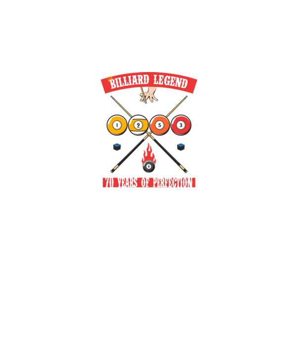Billiard legend born in 1953 model negru pe tricou
