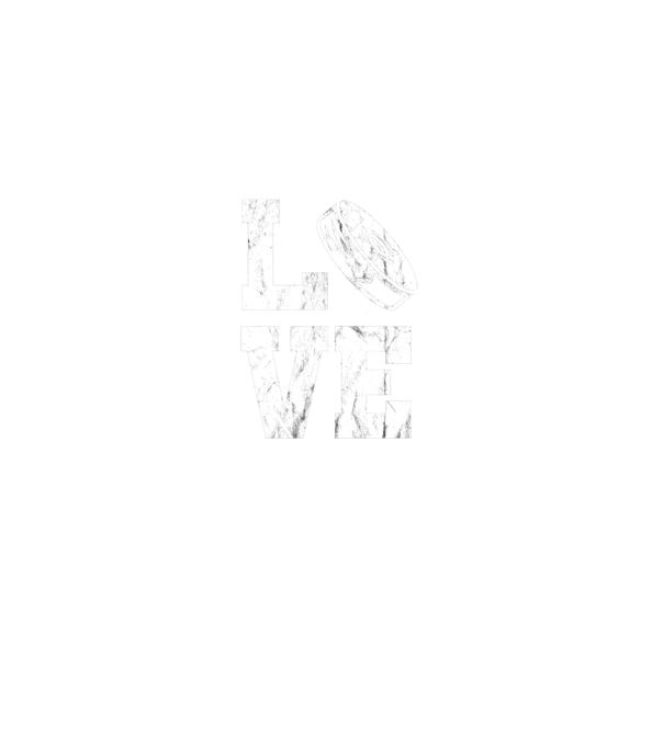 Love hockey model negru pe tricou