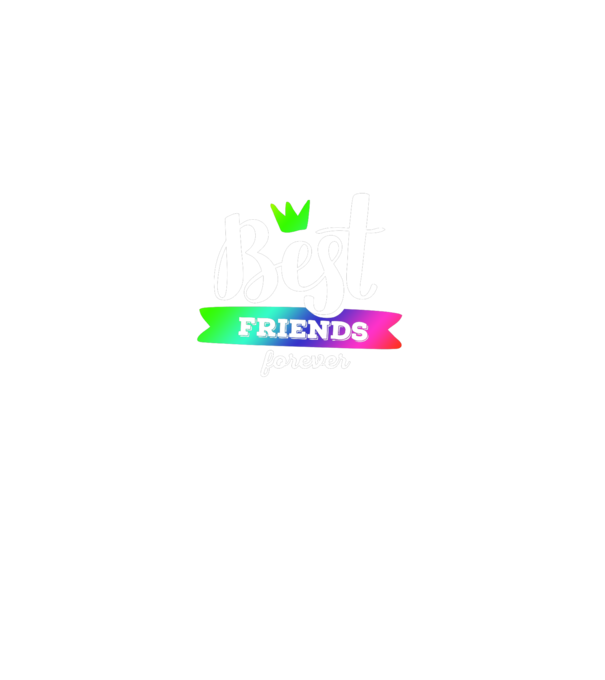 Best friends forever model albastru închis pe tricou