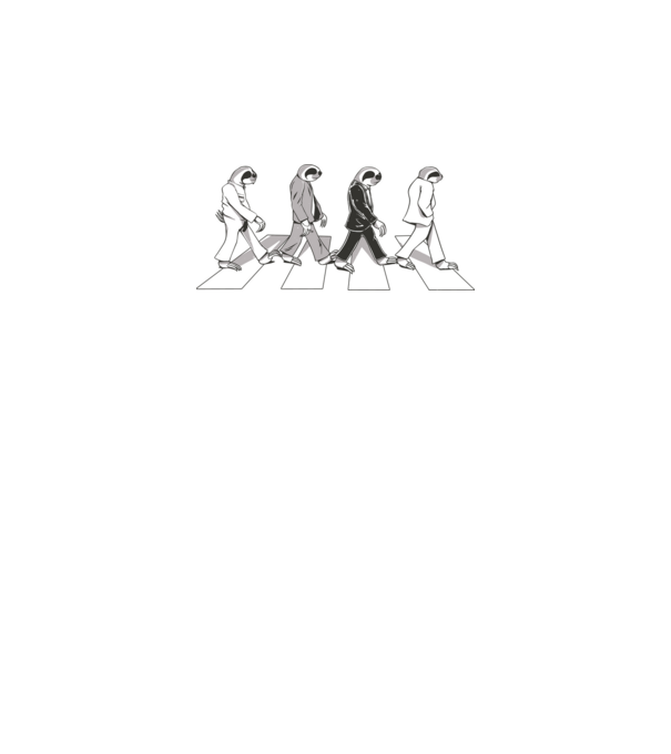 Beatles model negru pe tricou