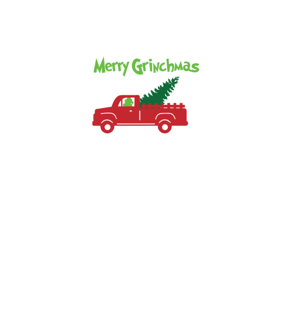 Grinchmas truck model negru pe tricou