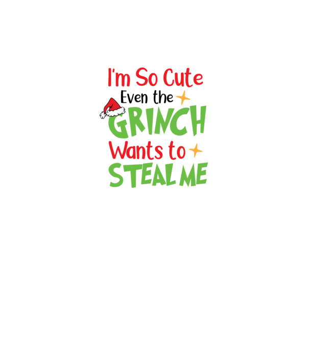 So cute Grinch model negru pe tricou