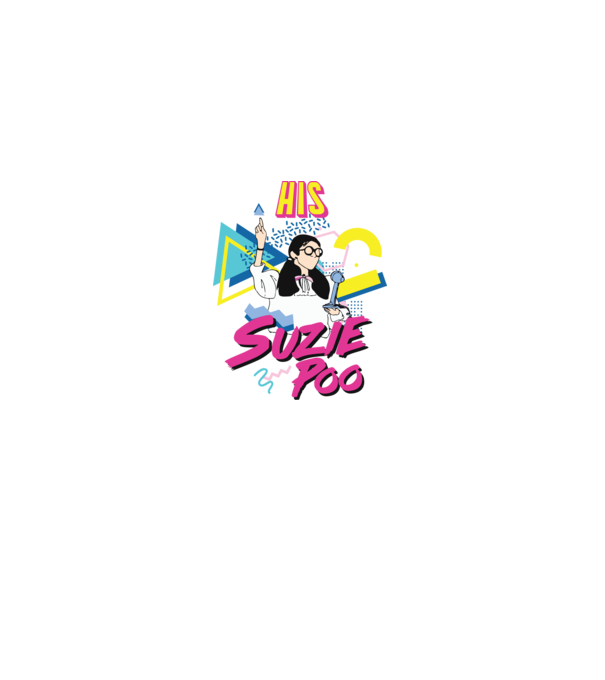 Stranger couple 80s retro Suzie model alb pe tricou
