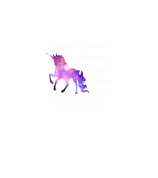 Always be UNICORN model dusty pink pe tricou