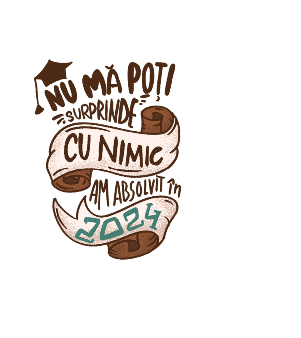 Nu mă poți surprinde cu nimic model negru pe tricou
