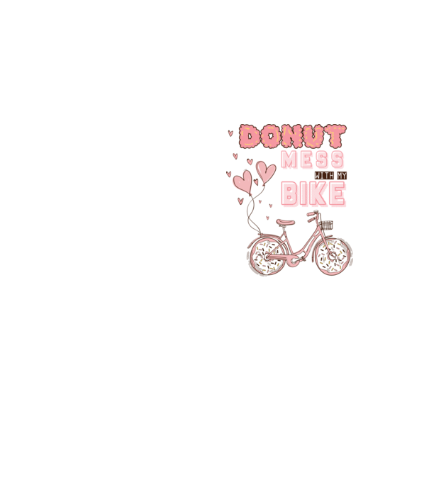 Donut mess with my bike model galben neon pe tricou