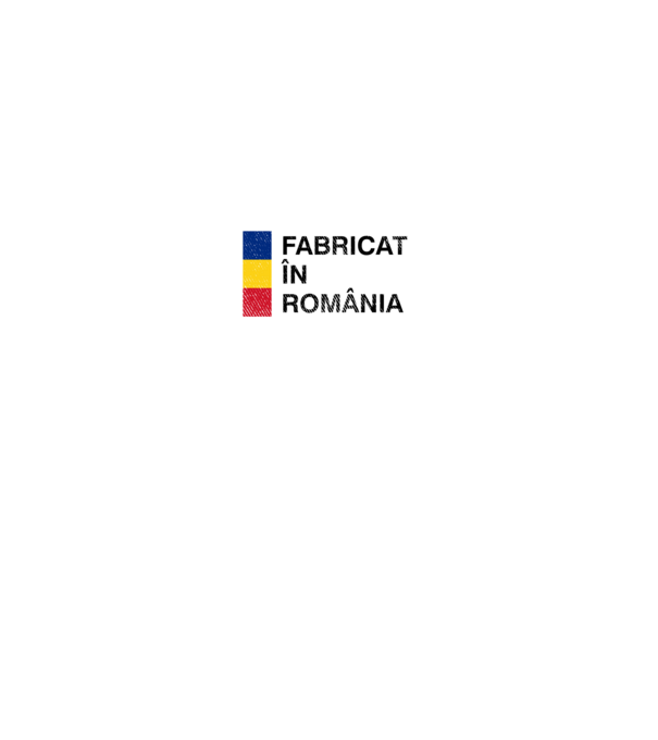 Fabricat în România model negru pe tricou