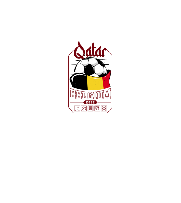 Qatar teams Belgium model negru pe tricou