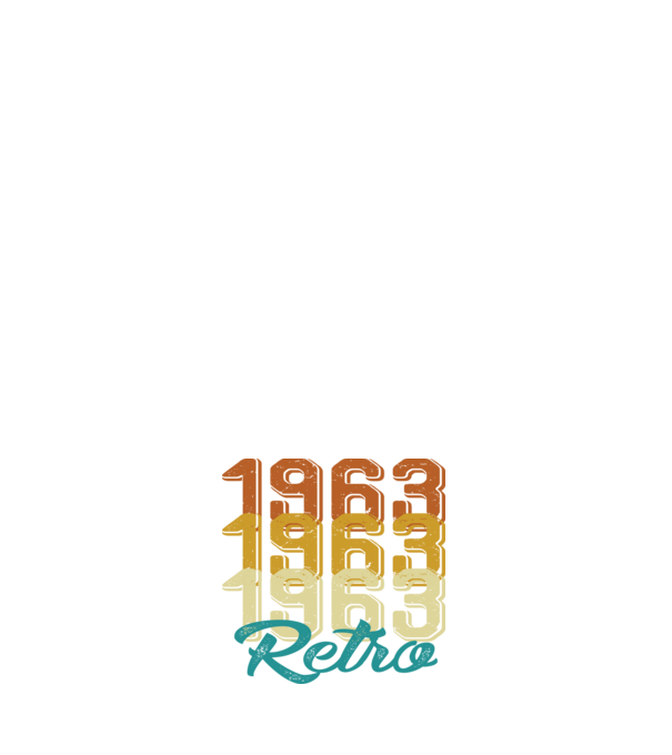 Retro 1963 model albastru închis pe tricou