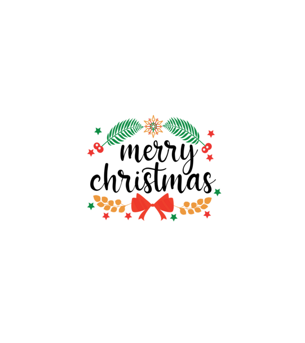 Merry christmas model alb pe tricou