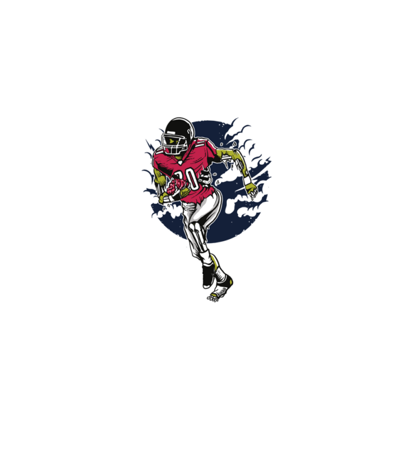 Zombie Player model alb pe tricou