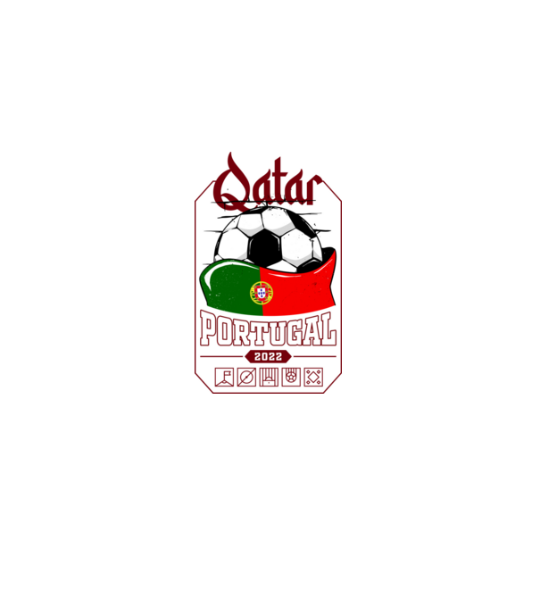 Qatar teams Portugal model negru pe tricou