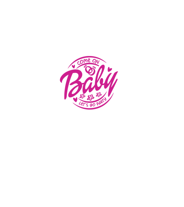 Bride Barbies Baby lets go party model roz deschis pe tricou