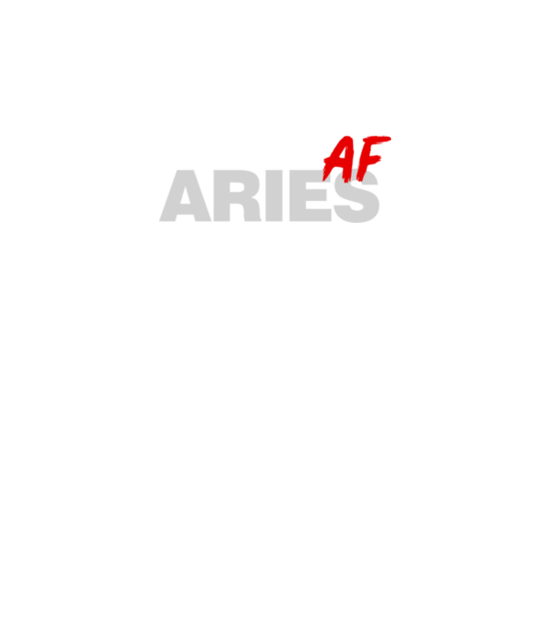 ARIES as fuck model gri închis pe tricou