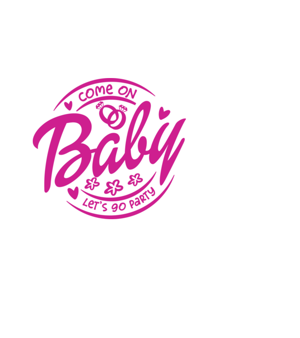 Bride Barbies Baby lets go party model albastru deschis pe tricou