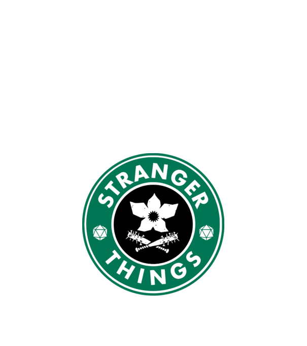 stranger things starbucks model nisipiu pe tricou