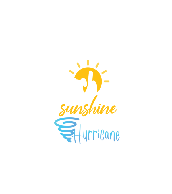 March Girls are Sunshine mixed with a little Hurricane model negru pe tricou