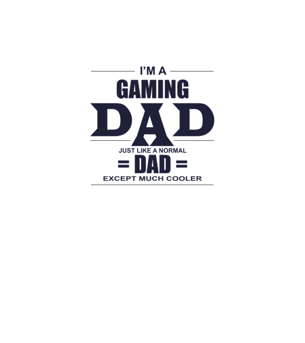 Gaming dad model galben neon pe tricou