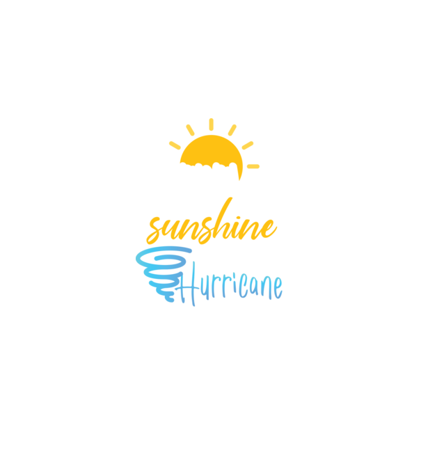 February Girls are Sunshine mixed with a little Hurricane model negru pe tricou