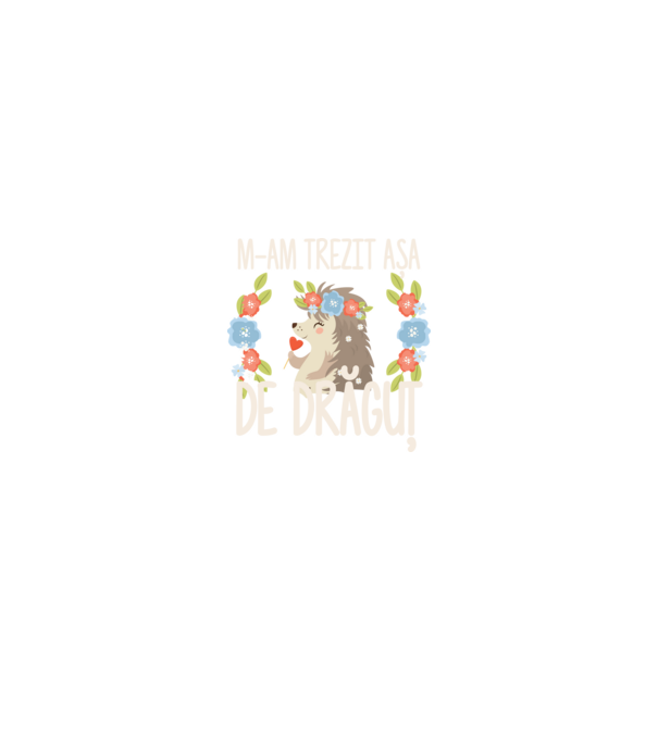M-am trezit așa de drăguț model turcoaz pe tricou