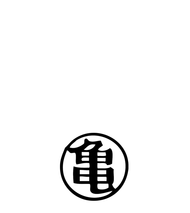 Dragon Ball Z logo model albastru închis pe tricou