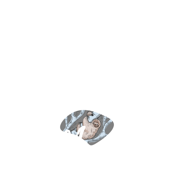 what does the sloth say model negru pe tricou