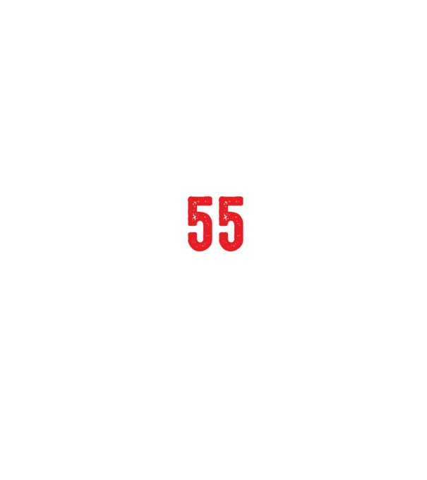 Purtătorul acestui tricou a împlinit: 55 de ani model negru pe tricou