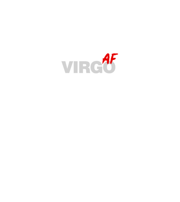 VIRGO as fuck model gri pe tricou