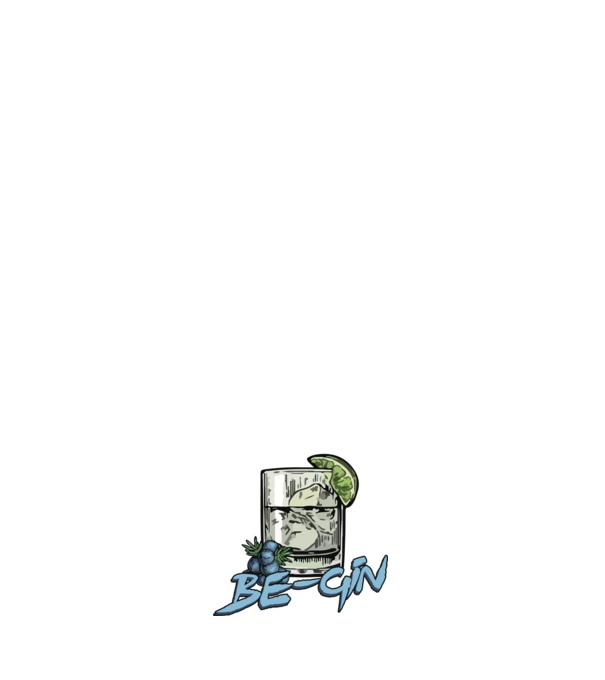 Let the fun be gin model negru pe tricou