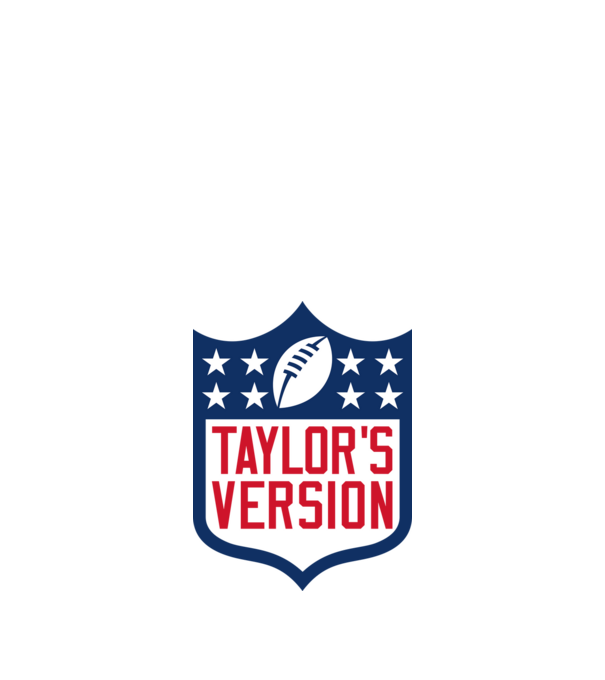 Taylor Swift football logo model alb pe tricou