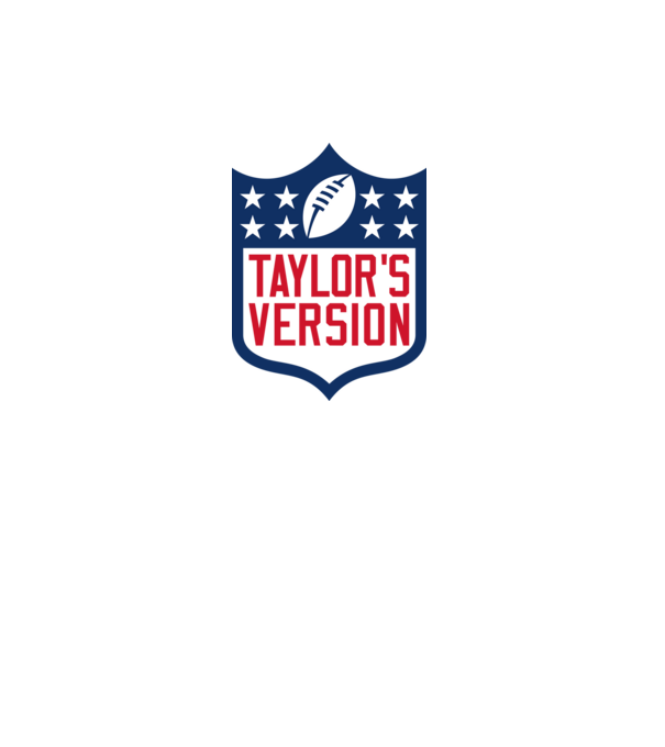 Taylor Swift football logo model alb pe tricou
