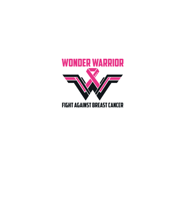 WONDER WARRIOR model alb pe tricou