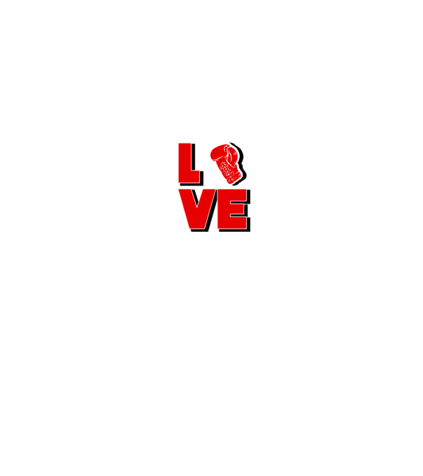 LOVE BOX model alb pe tricou