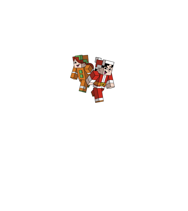 Minecraft christmas ugly sweater model gri pe tricou