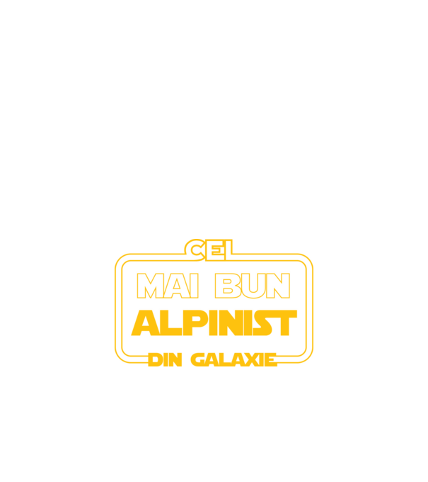 cel mai bun alpinist din galaxie model negru pe tricou