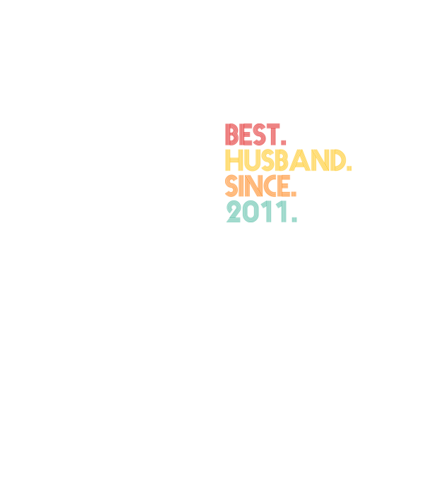 best husband since 2011 retro model galben neon pe tricou