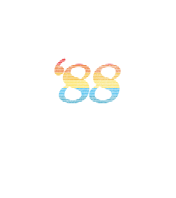 Retro Birthday 1988 model alb pe tricou