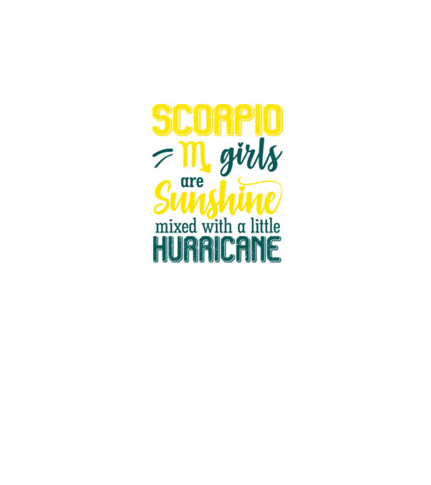 Sunshine with Hurricane SCORPIO model negru pe tricou