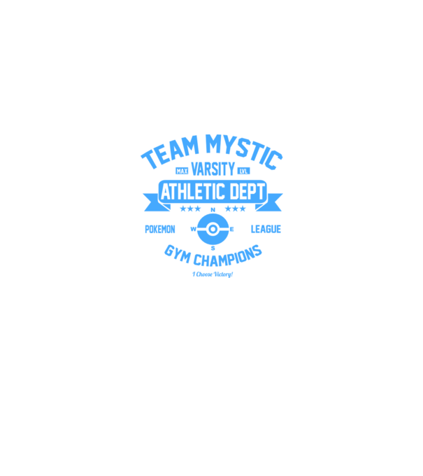Mystic champions model negru pe tricou