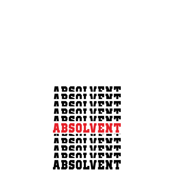 absolvent 2022 model alb pe tricou