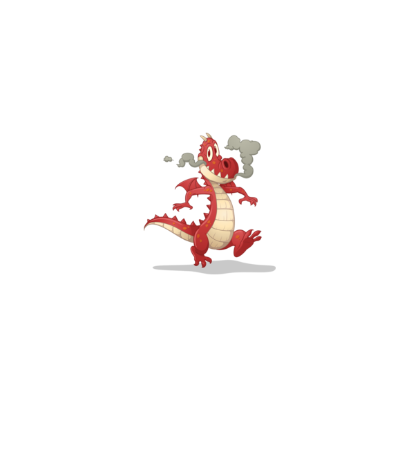 Dragon model turcoaz pe tricou