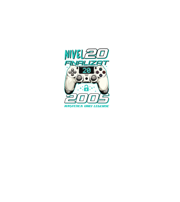 Nivel finalizat 20 2005 model negru pe tricou